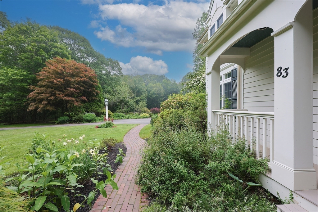 83 High Ridge Road Boxford, MA 01921 - Photo 4 of 42 a view of a yard in front of a house