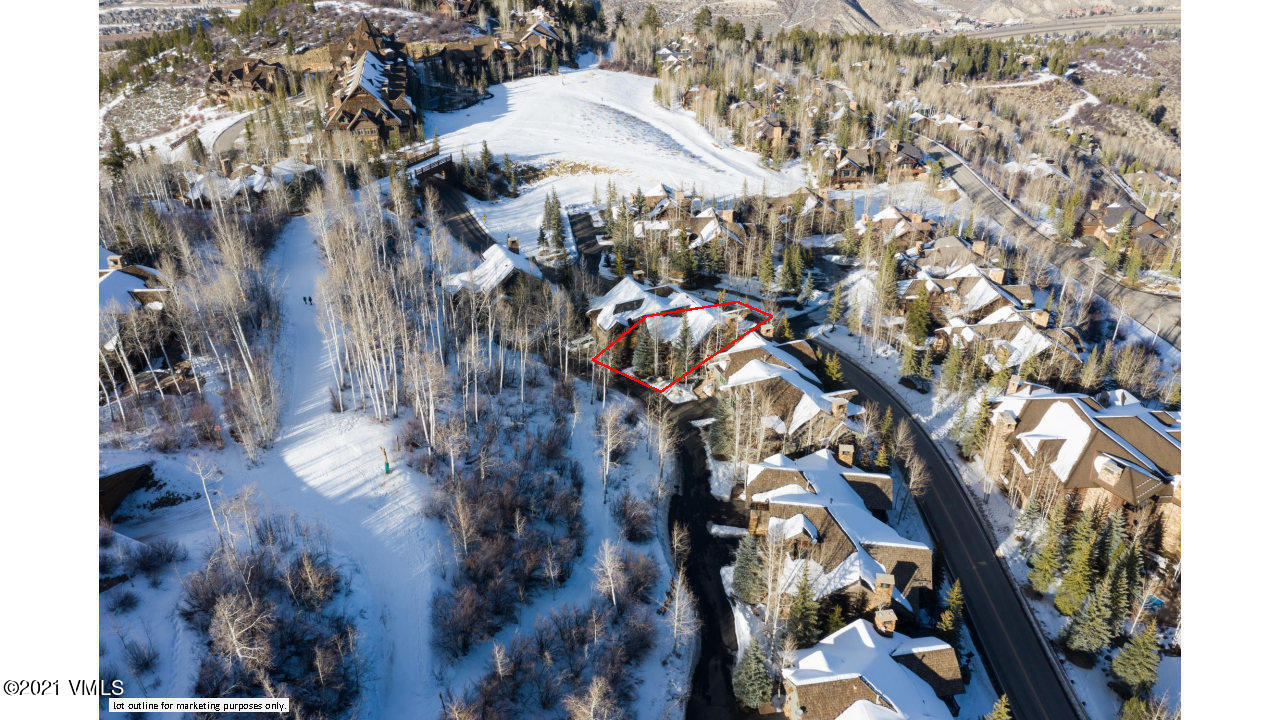 1264 Bachelor Ridge Road Beaver Creek, CO 81620 - Photo 10 of 13 1264 Aerial Outline