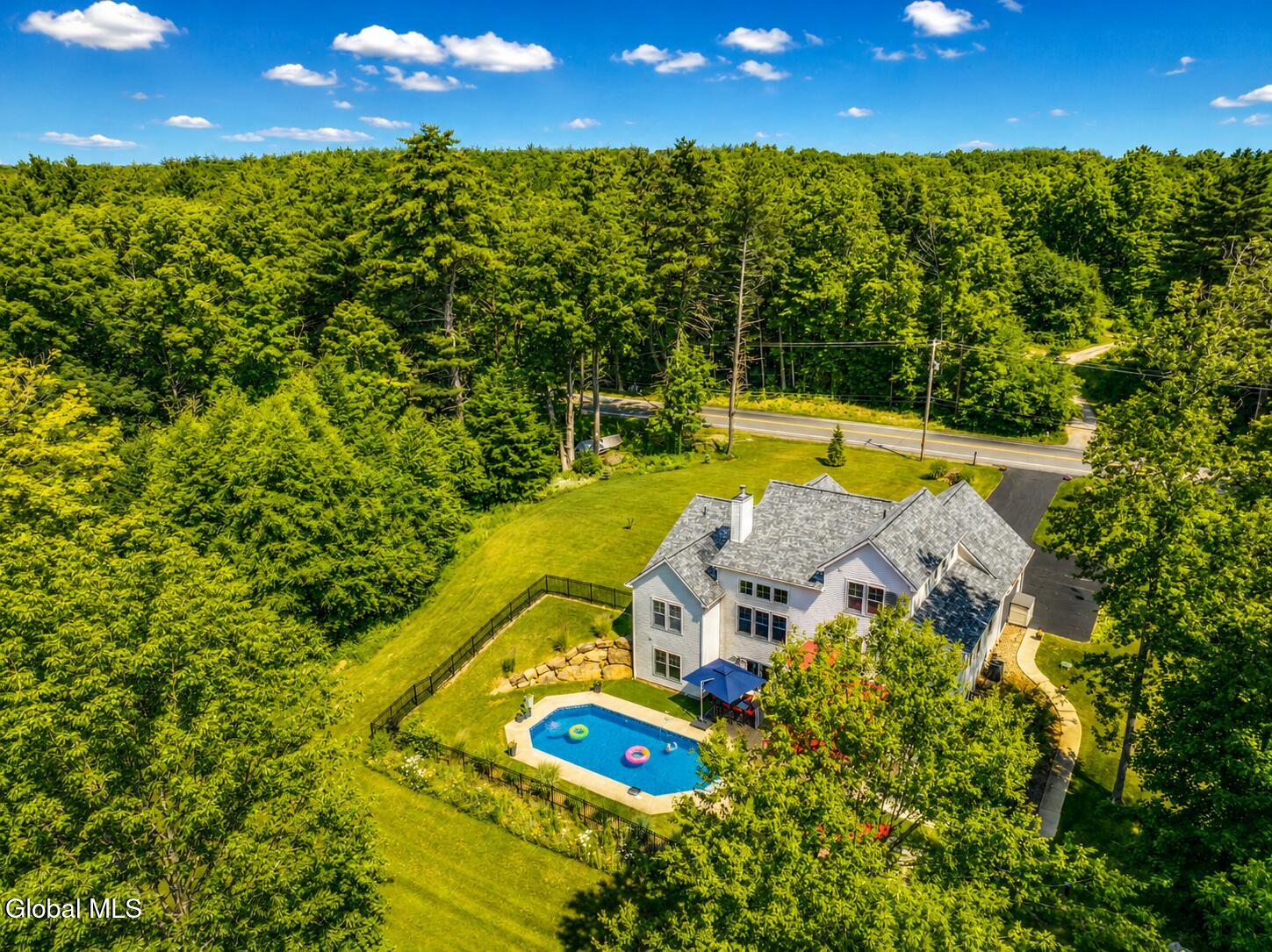 130 Middle Grove Road Greenfield, NY 12833 - Photo 45 of 45 Aerial Shot