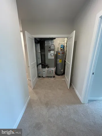 a view of a storage in a room