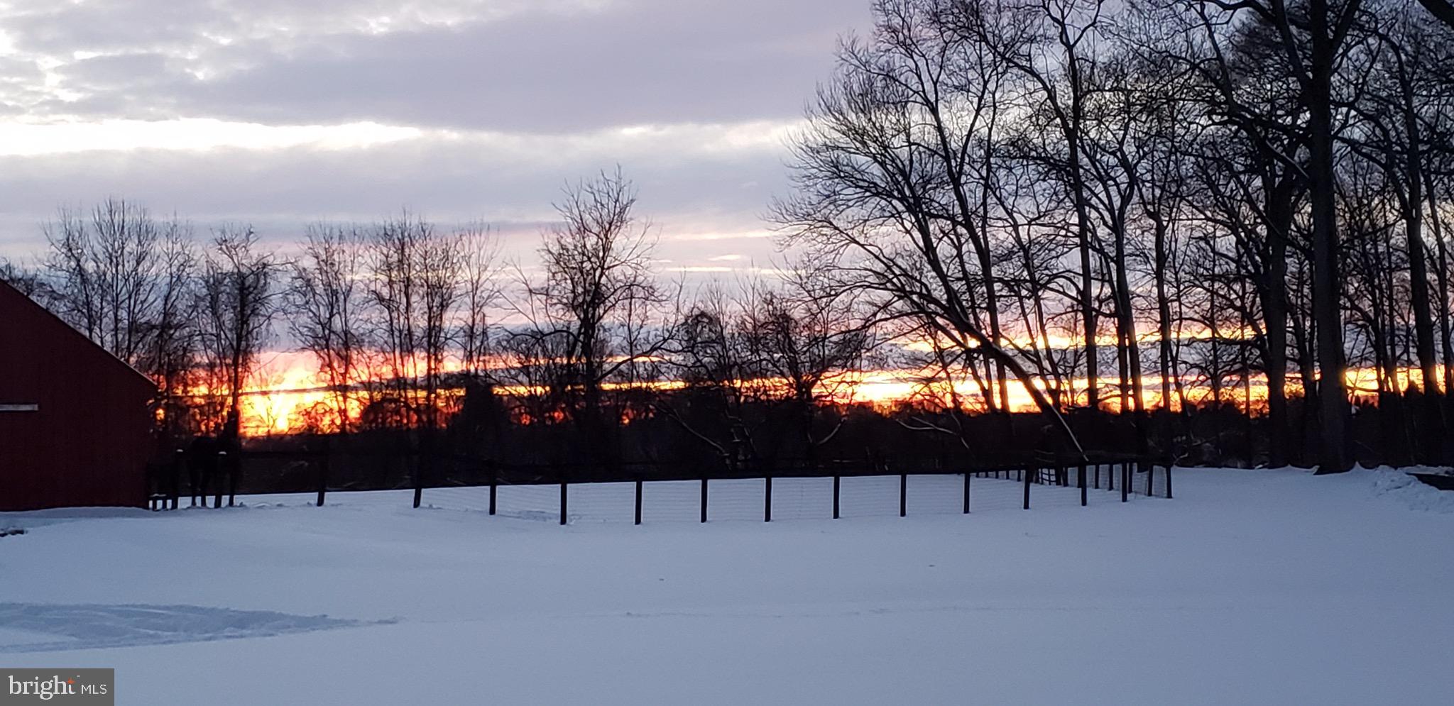 280 Moore Road Exton, PA 19341 - Photo 4 of 50 beautiful sunset over the barn