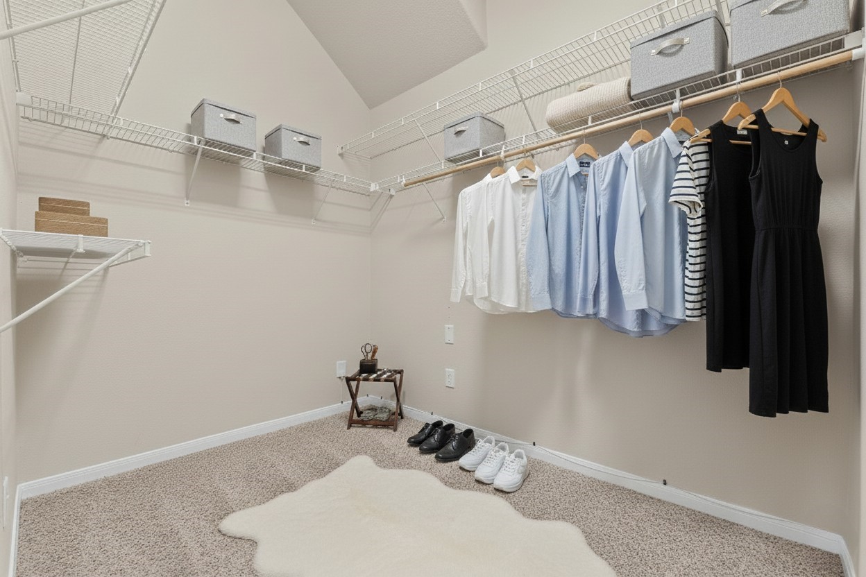 39 Butternut Grove Place Tomball, TX 77375 - Photo 18 of 35 a bathroom with a sink and a mirror