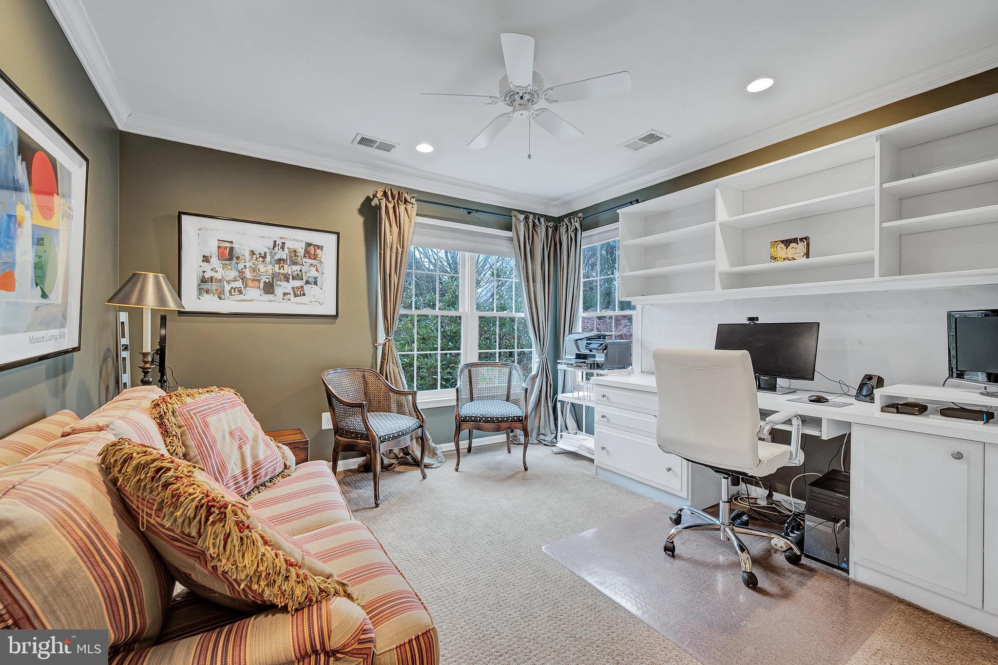 10918 Bells Ridge Drive Potomac, MD 20854 - Photo 33 of 41 a view of a livingroom with workspace and a window