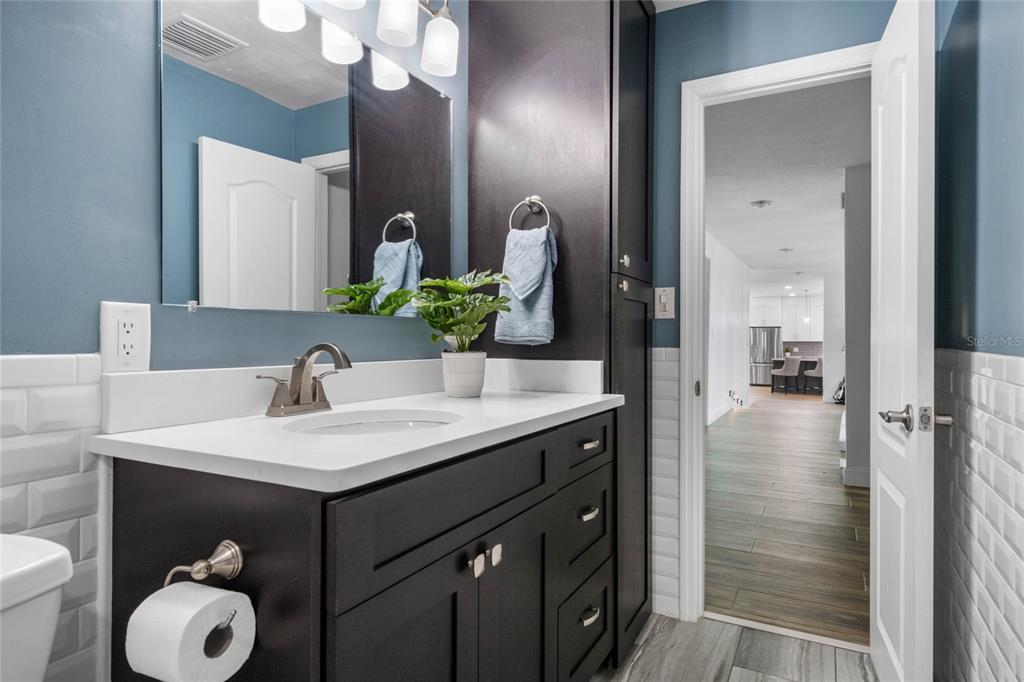 13830 Lake Mary Jane Road Orlando, FL 32832 - Photo 37 of 99 a bathroom with a sink vanity granite and toilet