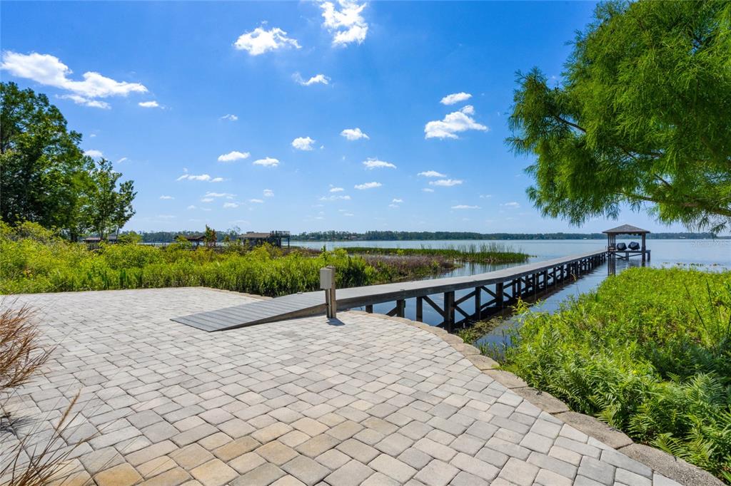 13830 Lake Mary Jane Road Orlando, FL 32832 - Photo 56 of 99 a view of swimming pool with outdoor seating and trees in the background