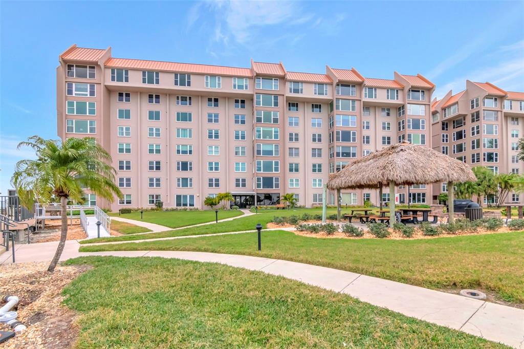 634 Edgewater Drive, Unit 848 Dunedin, FL 34698 - Photo 32 of 40 a view of a city with tall buildings