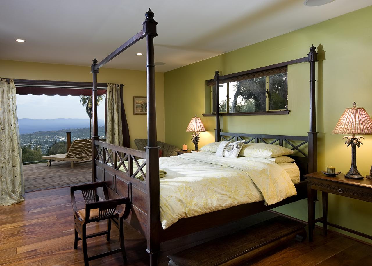 830 Arbolado Road Santa Barbara, CA 93103 - Photo 5 of 6 a bedroom with a bed window and a table