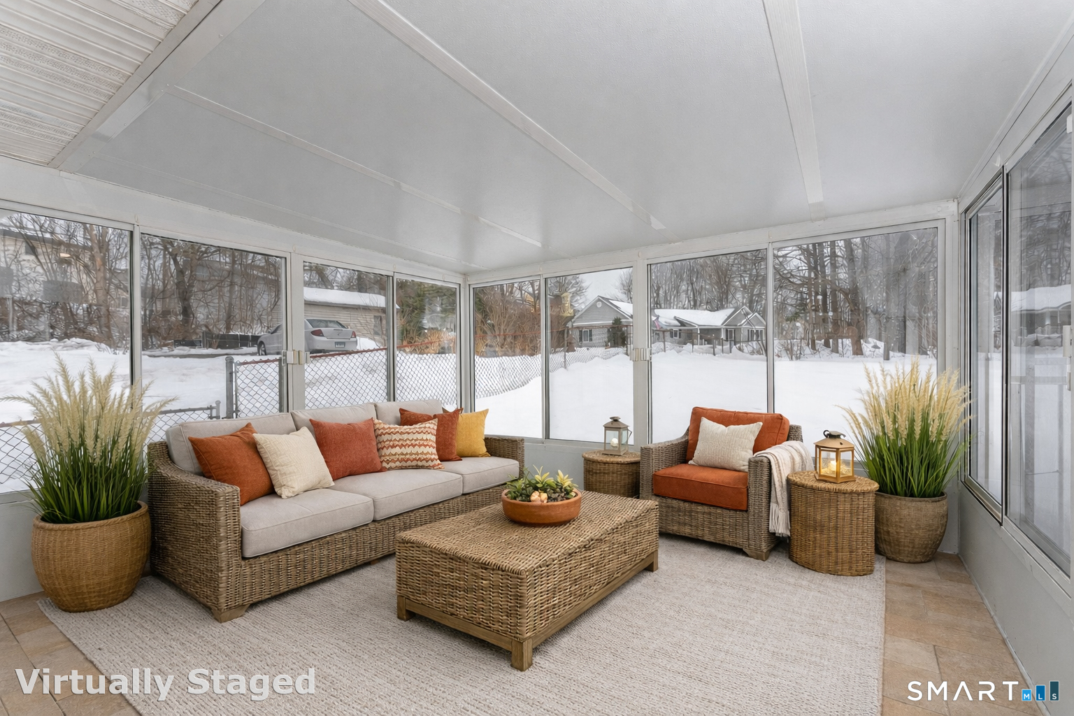 464 French Street Watertown, CT 06779 - Photo 14 of 30 a living room with furniture potted plant and glass door