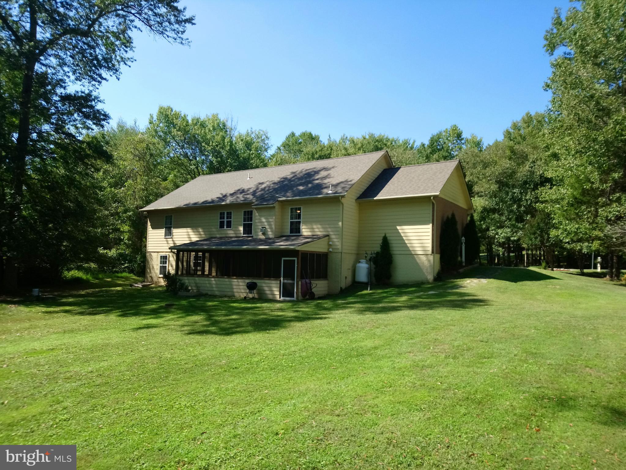 8795 Lowell Road Pomfret, MD 20675 - Photo 5 of 65 Rear yard with lots of green space
