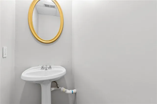 a view of a backyard with garden