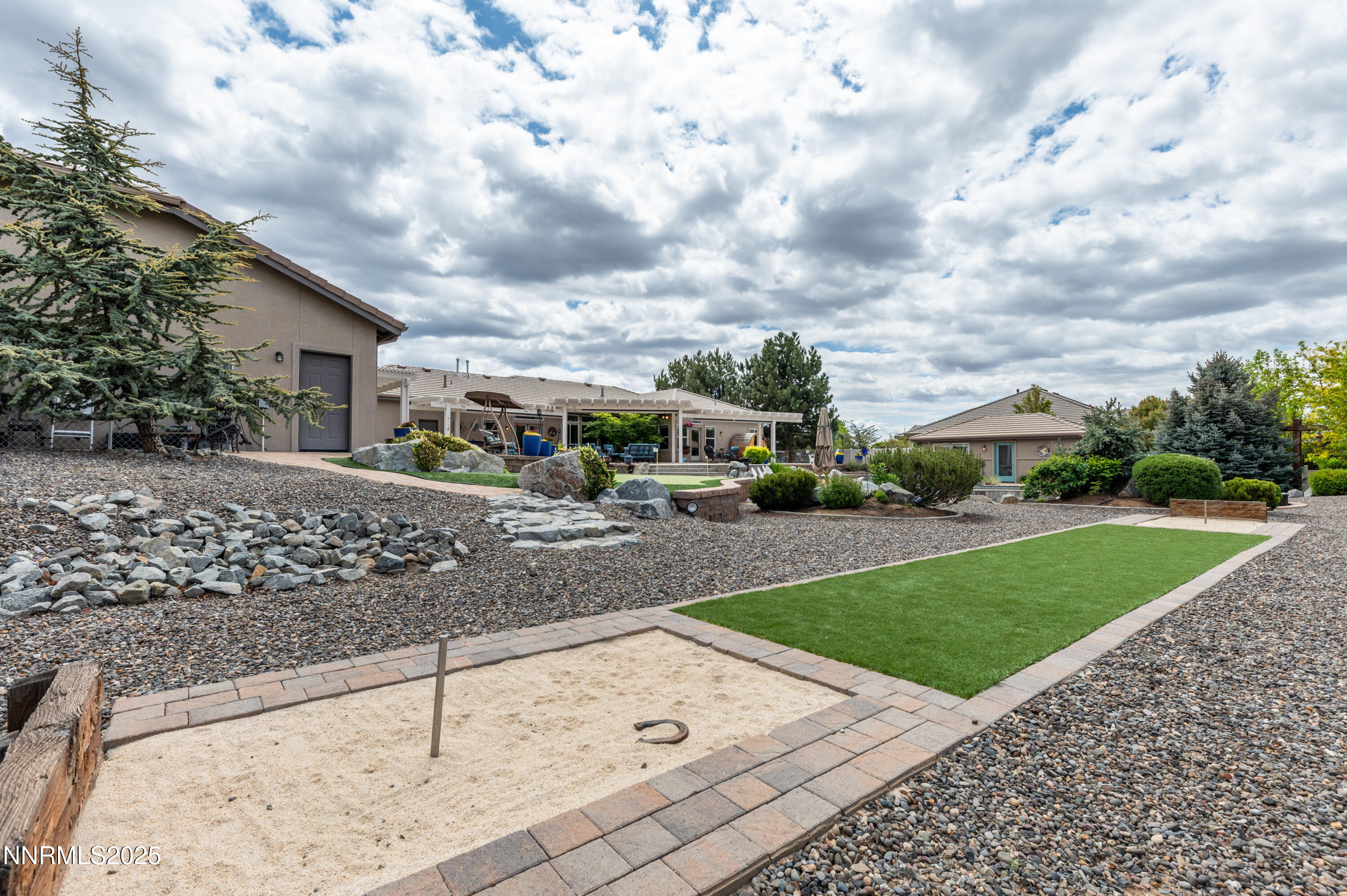 11645 Anthem Drive Sparks, NV 89441 - Photo 29 of 45 Backyard Horseshoe pit