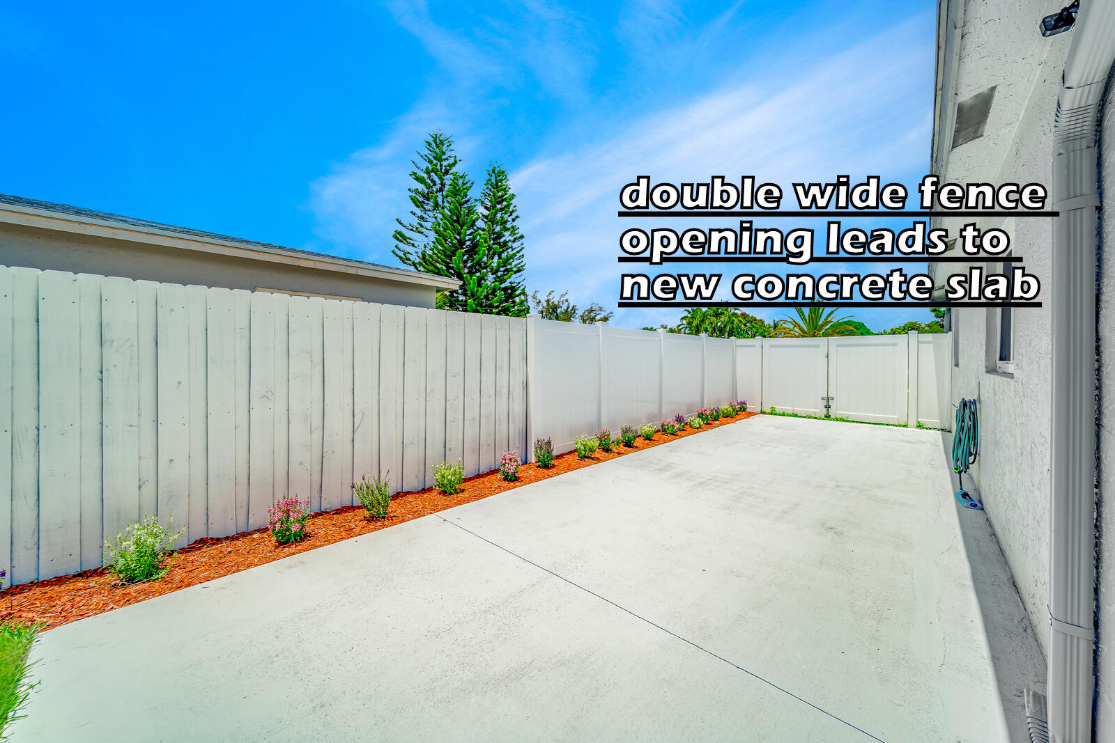 22170 Aquila Street Boca Raton, FL 33428 - Photo 8 of 69 double wide fence lets to concrete slab