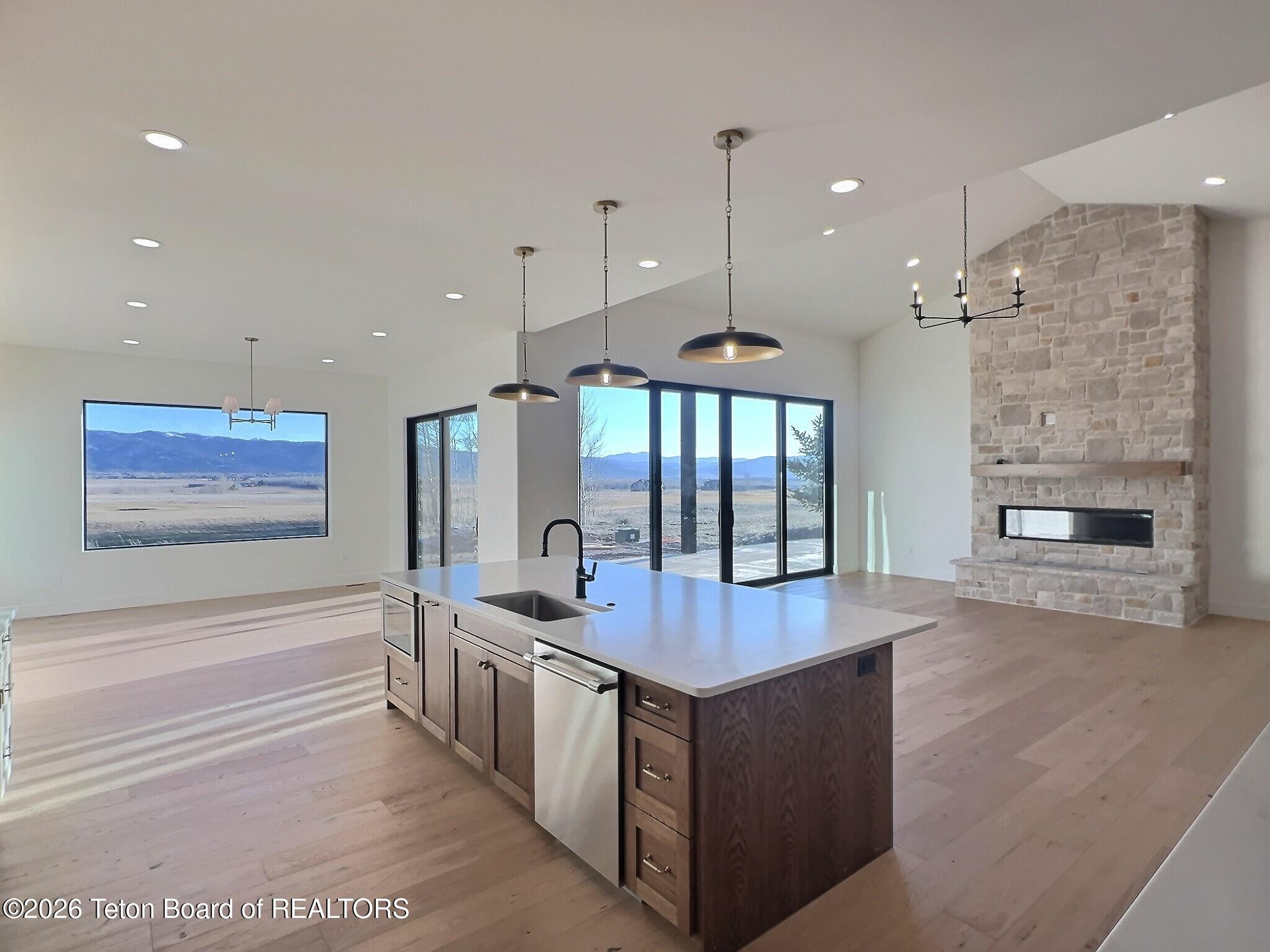 371 Desert Fox Lane Victor, ID 83455 - Photo 16 of 46 kitchen island 3