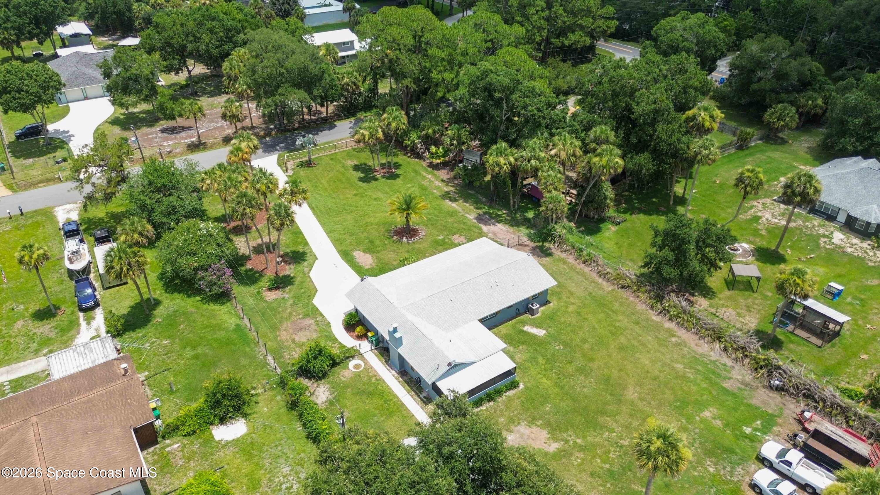4105 Rector Road Cocoa, FL 32926 - Photo 45 of 49 Aerial of Property