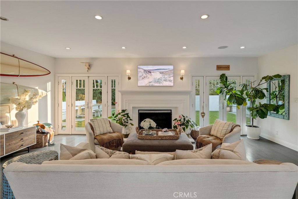 1006 Ave H Redondo Beach, CA 90277 - Photo 14 of 75 a living room with furniture and a fireplace