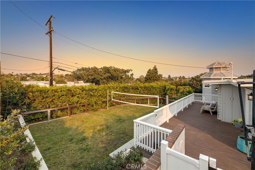 1006 Ave H Redondo Beach, CA 90277 - Photo 7 of 75 a view of a balcony with mountain view and wooden floor