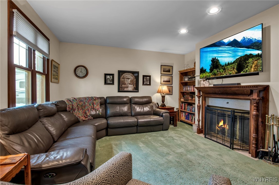 393 Glengrove Road Porter, NY 14174 - Photo 18 of 50 Family room with 2nd wood burning fireplace