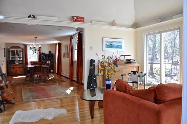 18 Riga Road Dover, MA 02030 - Photo 5 of 24 a living room with furniture a floor to ceiling window and a flat screen tv