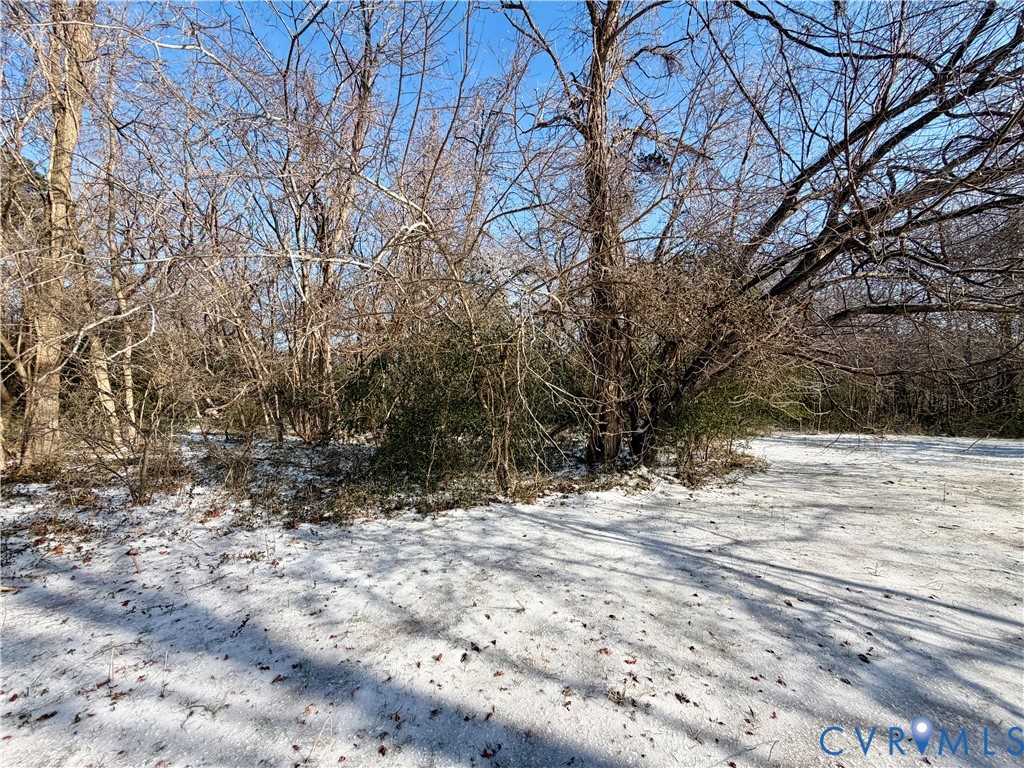 Tbd Blackberry Road Reedville, VA 22539 - Photo 8 of 11 a view of snow on the side of a road