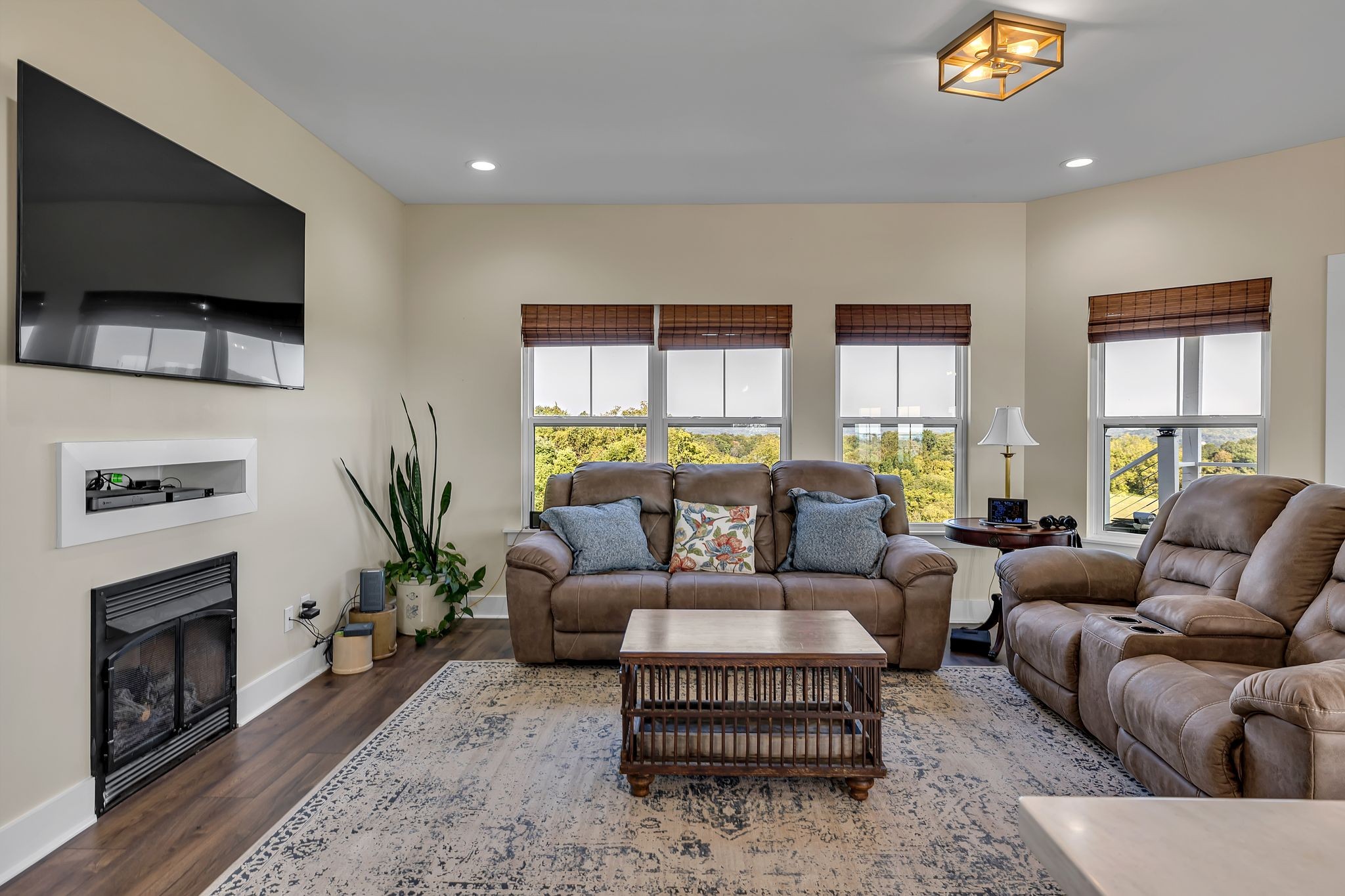2770 East Sheepneck Road Culleoka, TN 38451 - Photo 3 of 49 a living room with furniture fireplace and window
