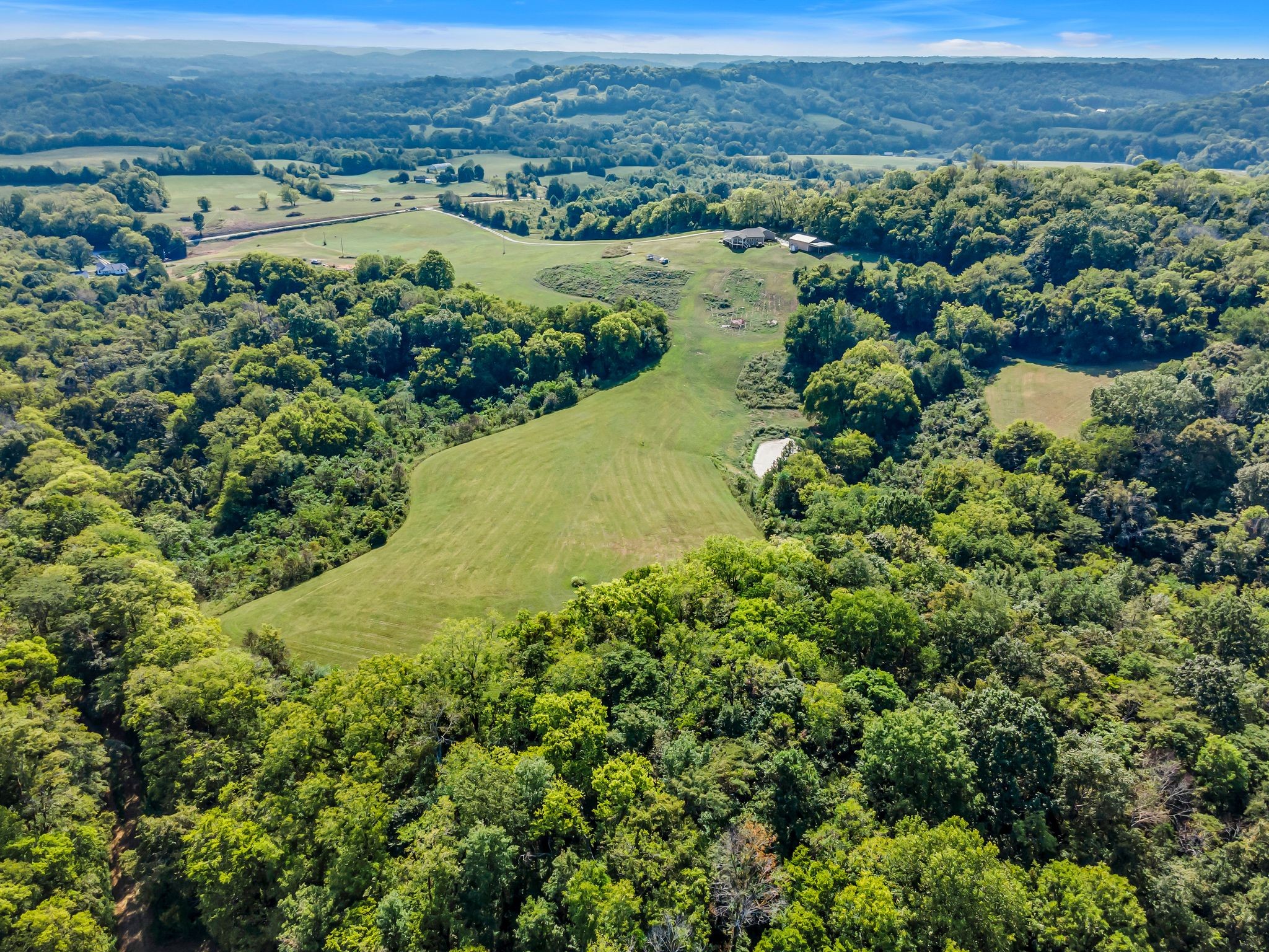 2770 East Sheepneck Road Culleoka, TN 38451 - Photo 32 of 49 an aerial view of a houses with a yard
