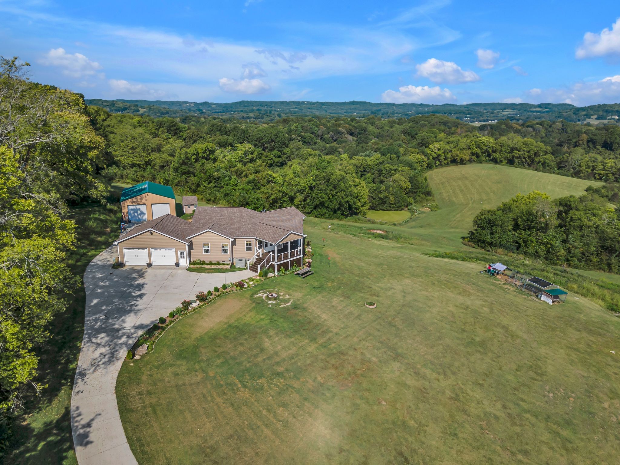 2770 East Sheepneck Road Culleoka, TN 38451 - Photo 35 of 49 an aerial view of a house