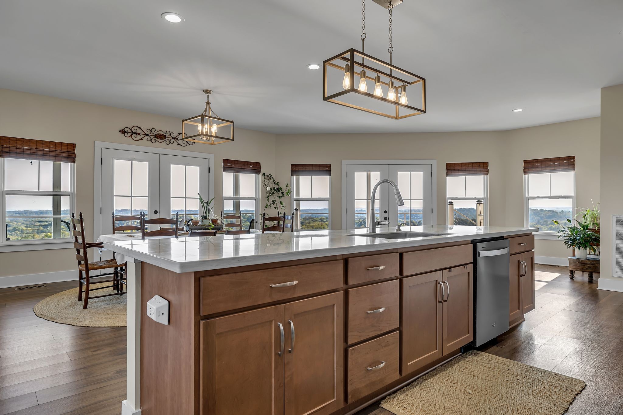 2770 East Sheepneck Road Culleoka, TN 38451 - Photo 7 of 49 a kitchen with granite countertop lots of counter top space and living room