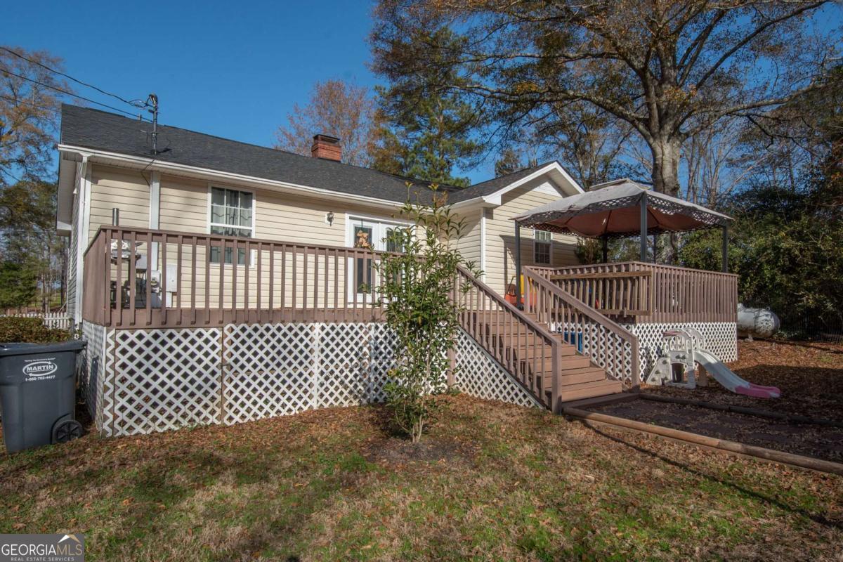 a view of a wrought iron fences in front of house