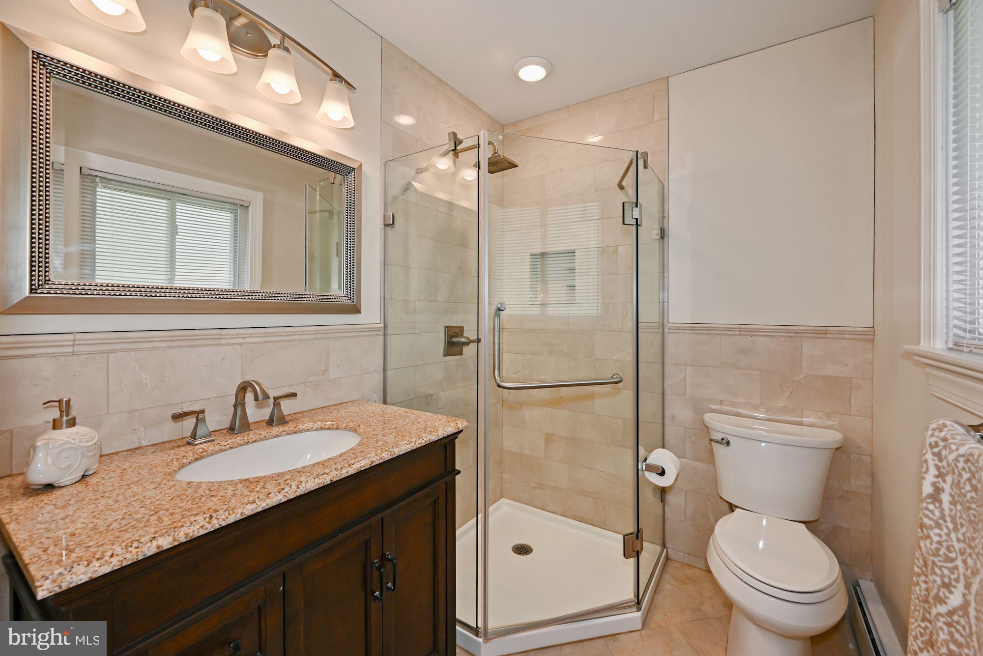 2900 Georgetown Road Cinnaminson, NJ 08077 - Photo 14 of 27 Master Bathroom w/glass shower doors
