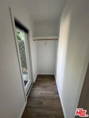 a view of hallway with stairs