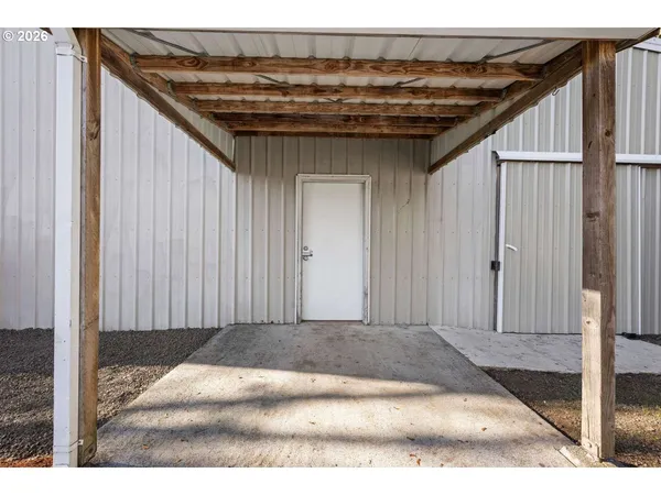 a view of a car garage