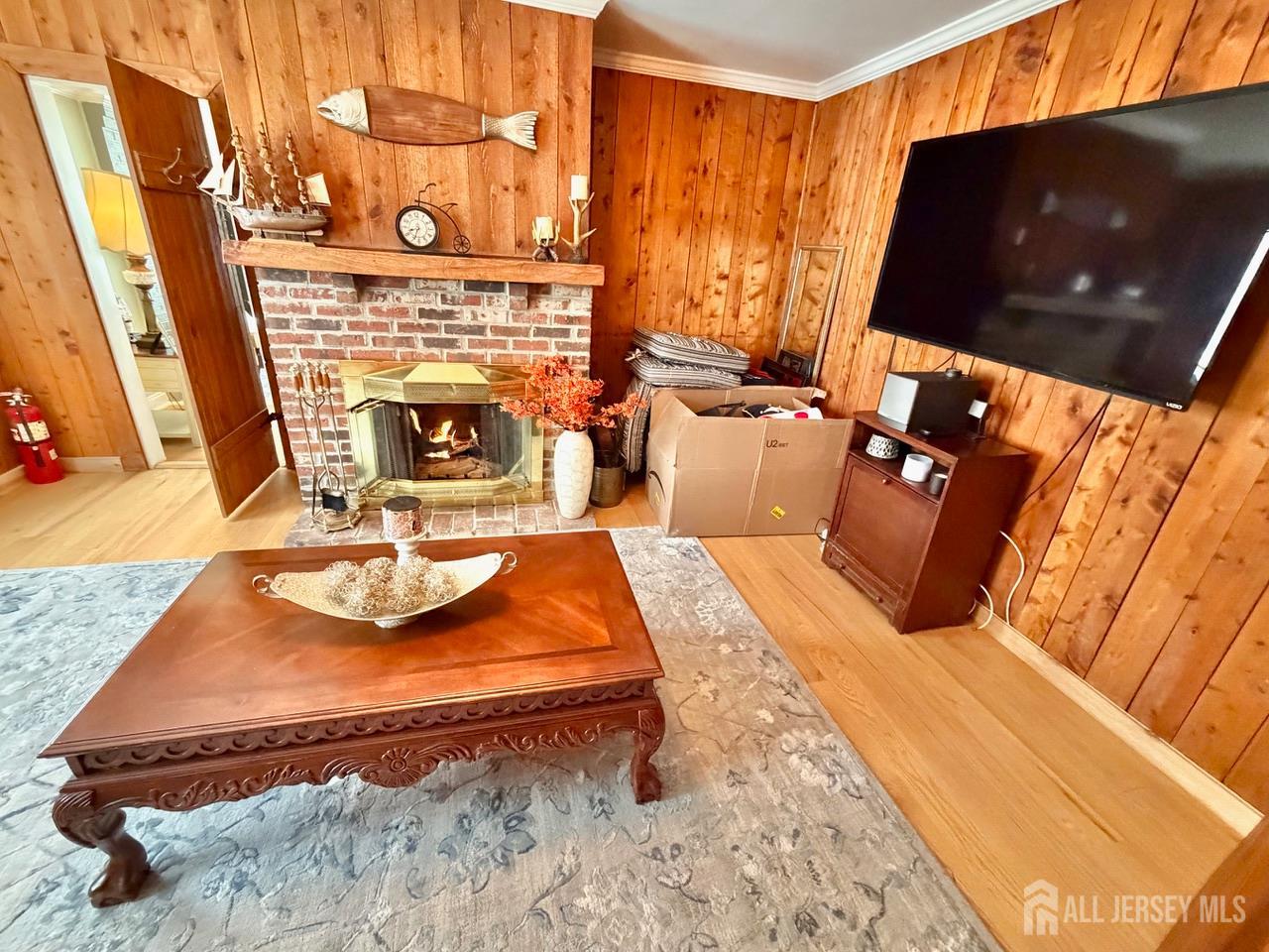 623-623 Main Street Leesburg, NJ 08327 - Photo 42 of 66 a living room with furniture and a fireplace