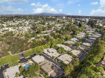 a view of a backyard of a house