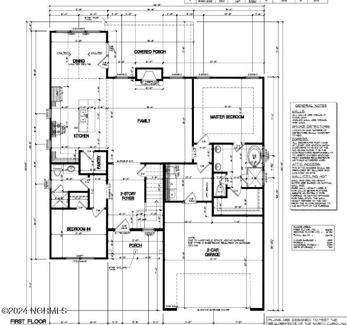 331 A Masters Lane Hampstead, NC 28443 - Photo 53 of 53 first floor plan