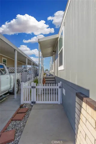 a view of an entryway with backyard