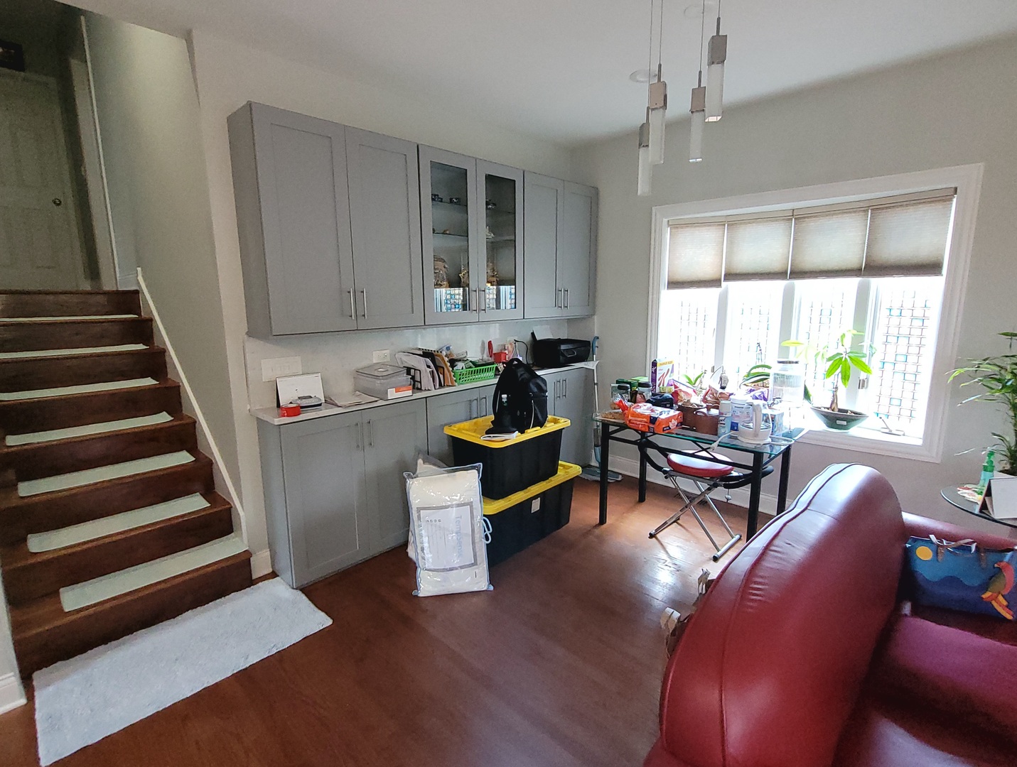 5153 Dobson Street Skokie, IL 60077 - Photo 26 of 27 a living room with furniture and wooden floor