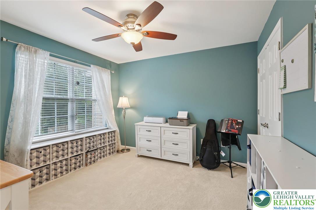 5192 Spring Ridge Drive East Macungie, PA 18062 - Photo 15 of 22 workspace with wooden floor and windows