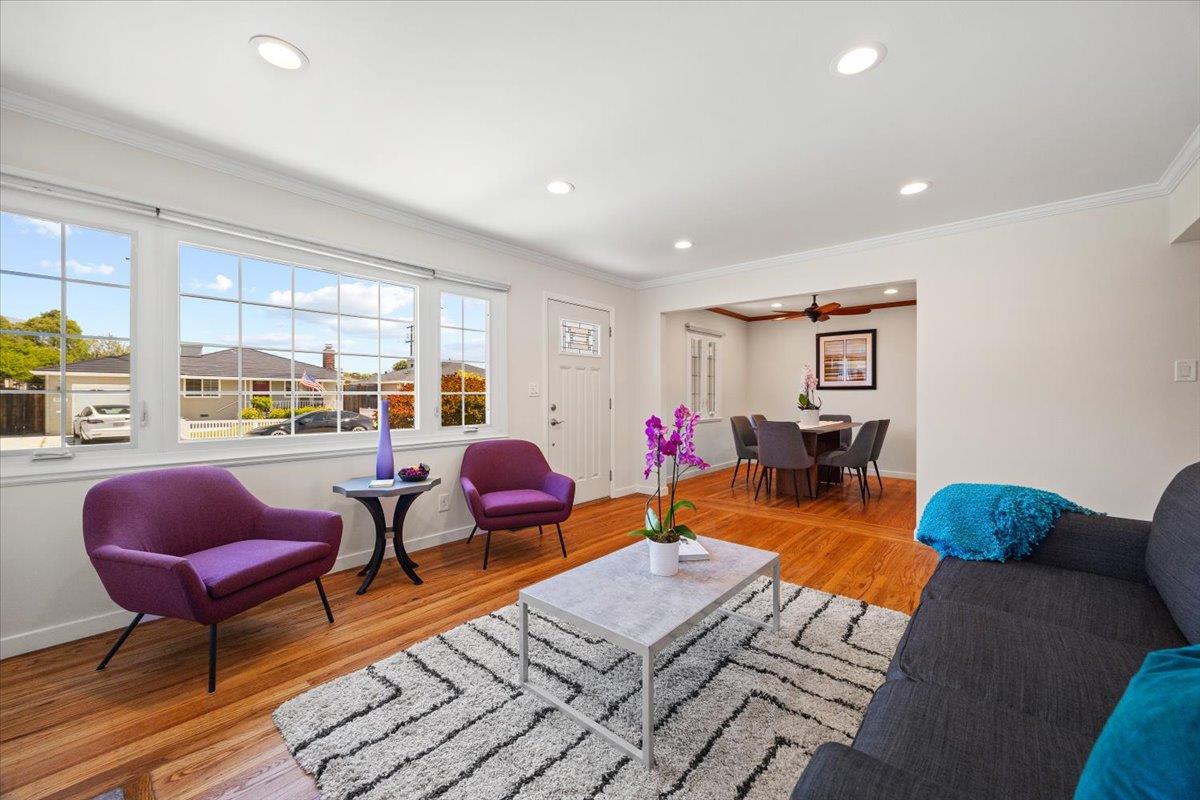 3530 Casanova Drive San Mateo, CA 94403 - Photo 11 of 50 a living room with furniture a rug and a window