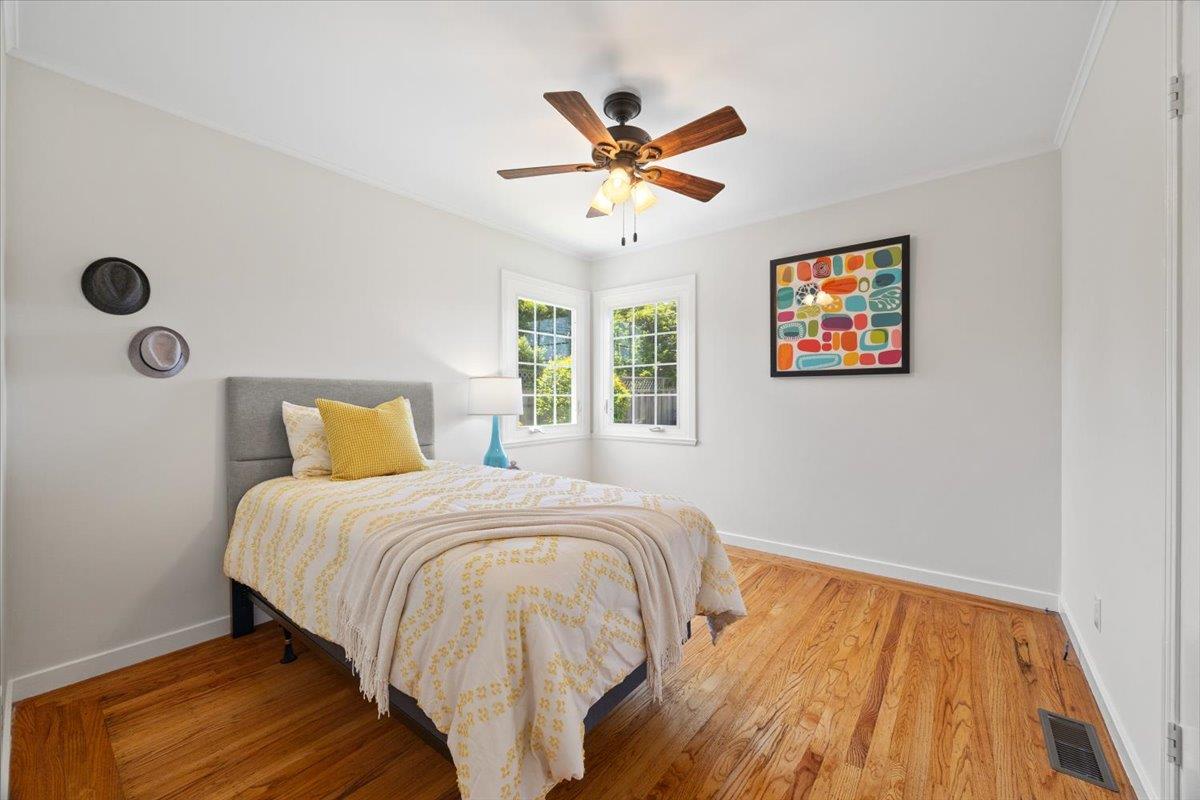 3530 Casanova Drive San Mateo, CA 94403 - Photo 23 of 50 a bedroom with bed and window