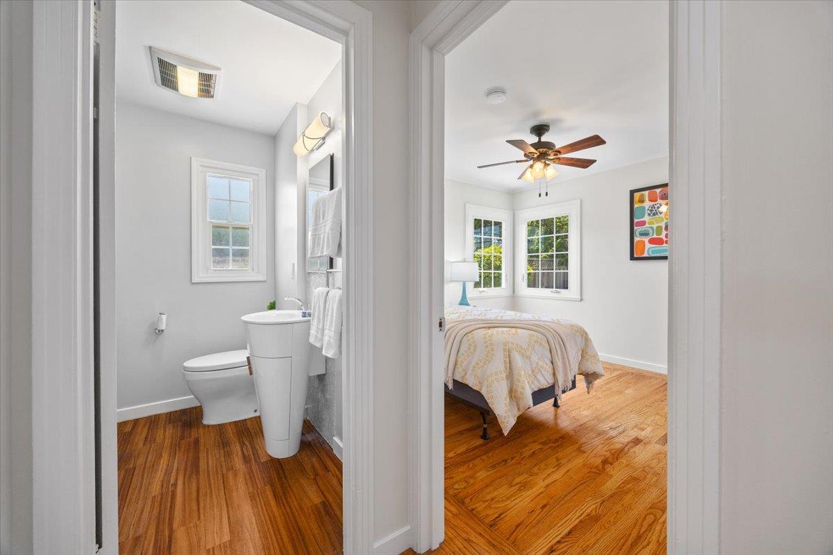 3530 Casanova Drive San Mateo, CA 94403 - Photo 24 of 50 a spacious bedroom with a bed and a window