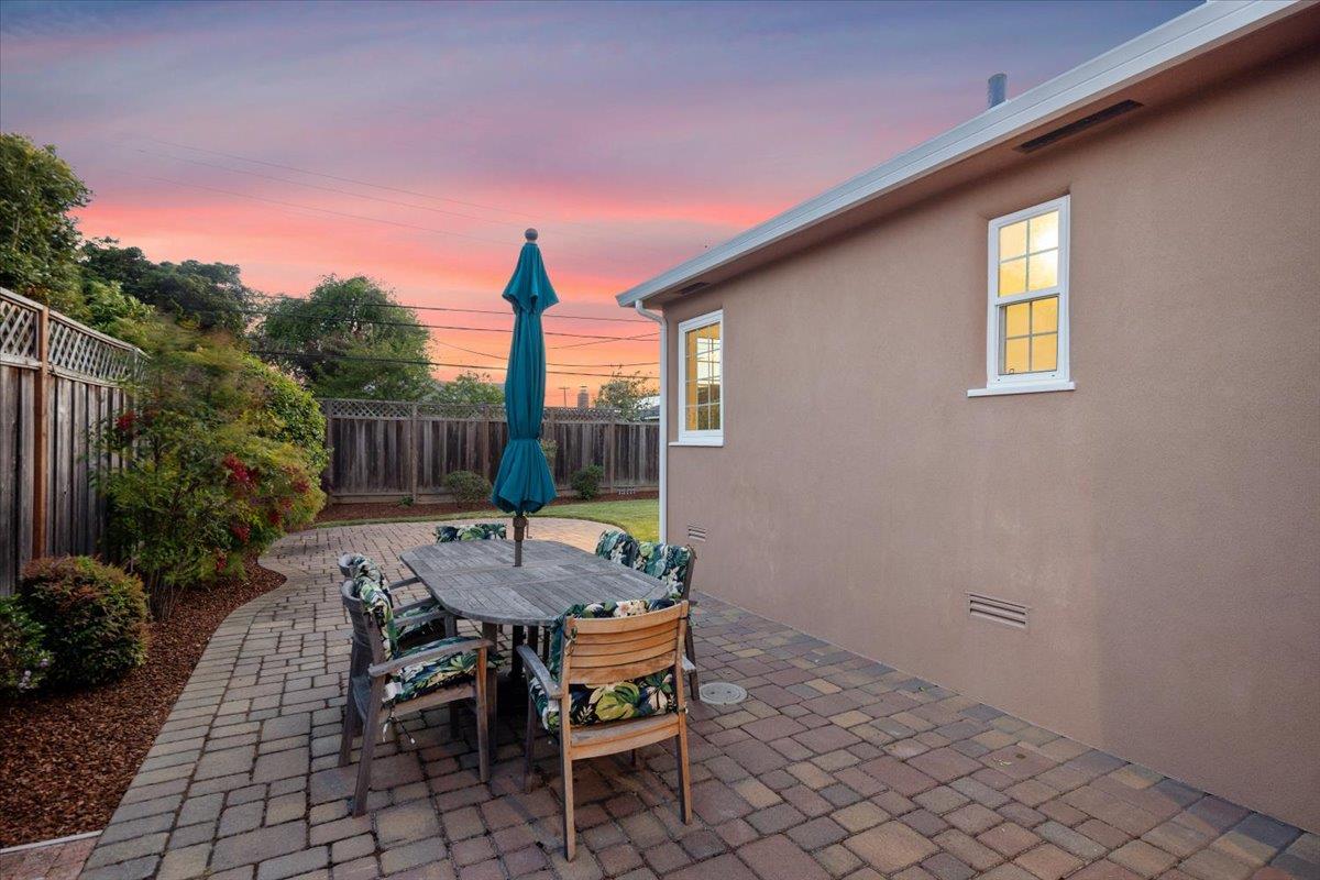 3530 Casanova Drive San Mateo, CA 94403 - Photo 31 of 50 a backyard of a house with outdoor seating