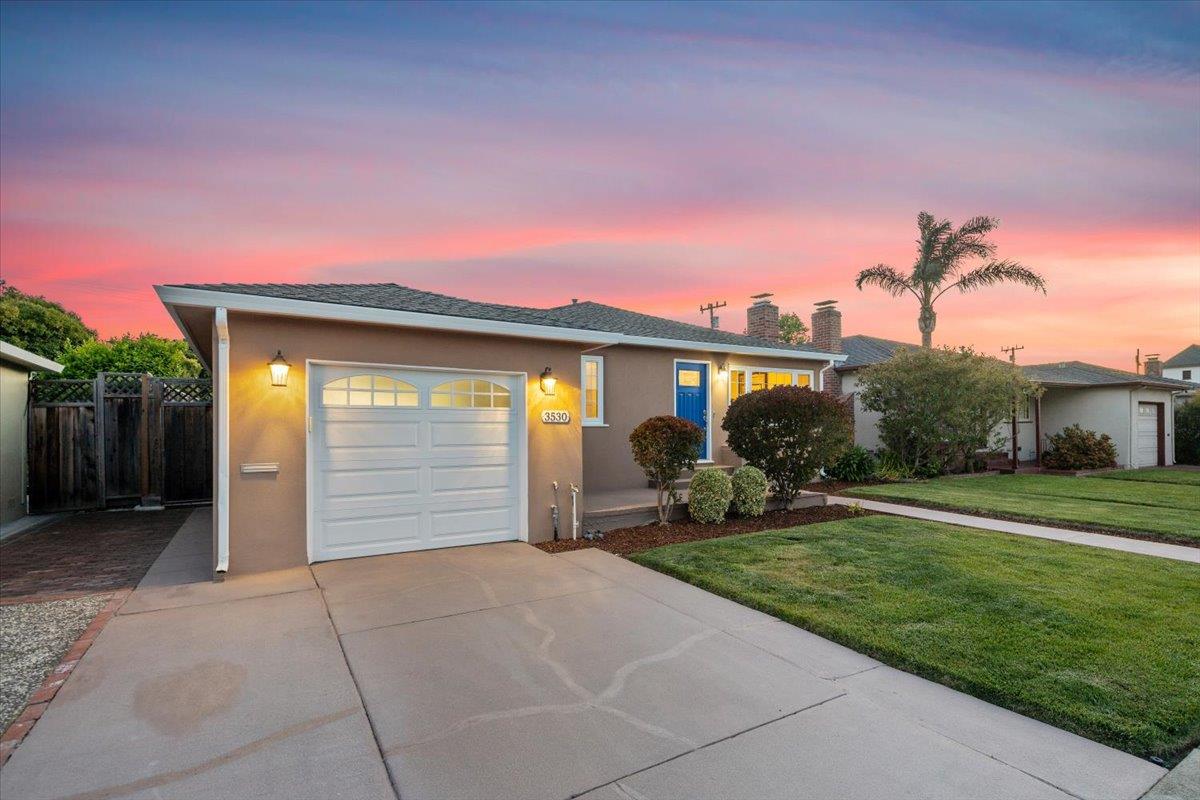 3530 Casanova Drive San Mateo, CA 94403 - Photo 4 of 50 front view of a house with a yard