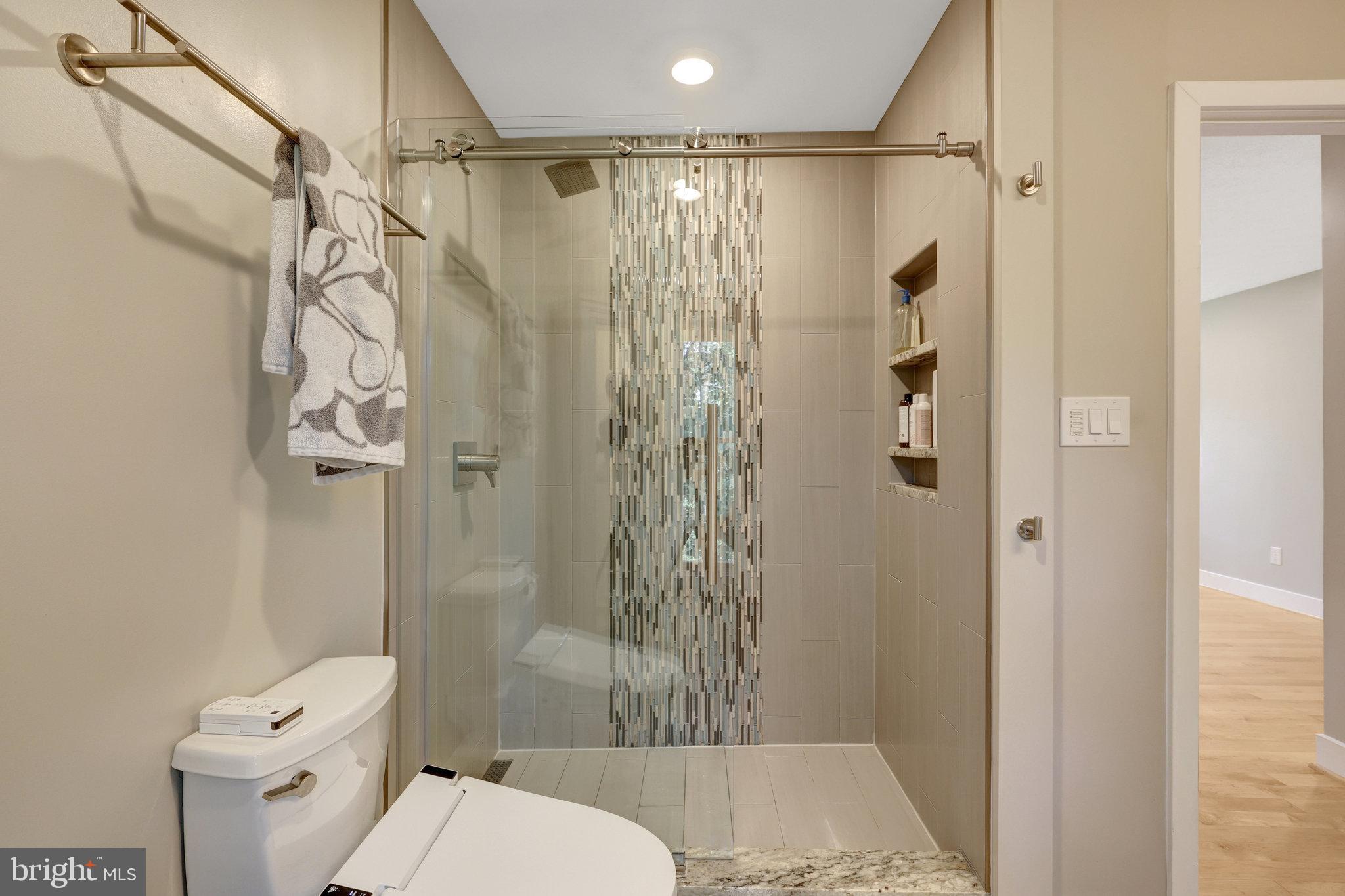 11637 Quail Ridge Court Reston, VA 20194 - Photo 18 of 40 a bathroom with a shower and a toilet