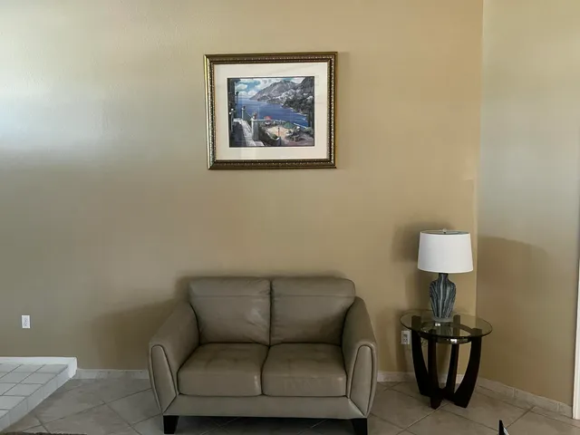 a kitchen with counter top space a sink and appliances