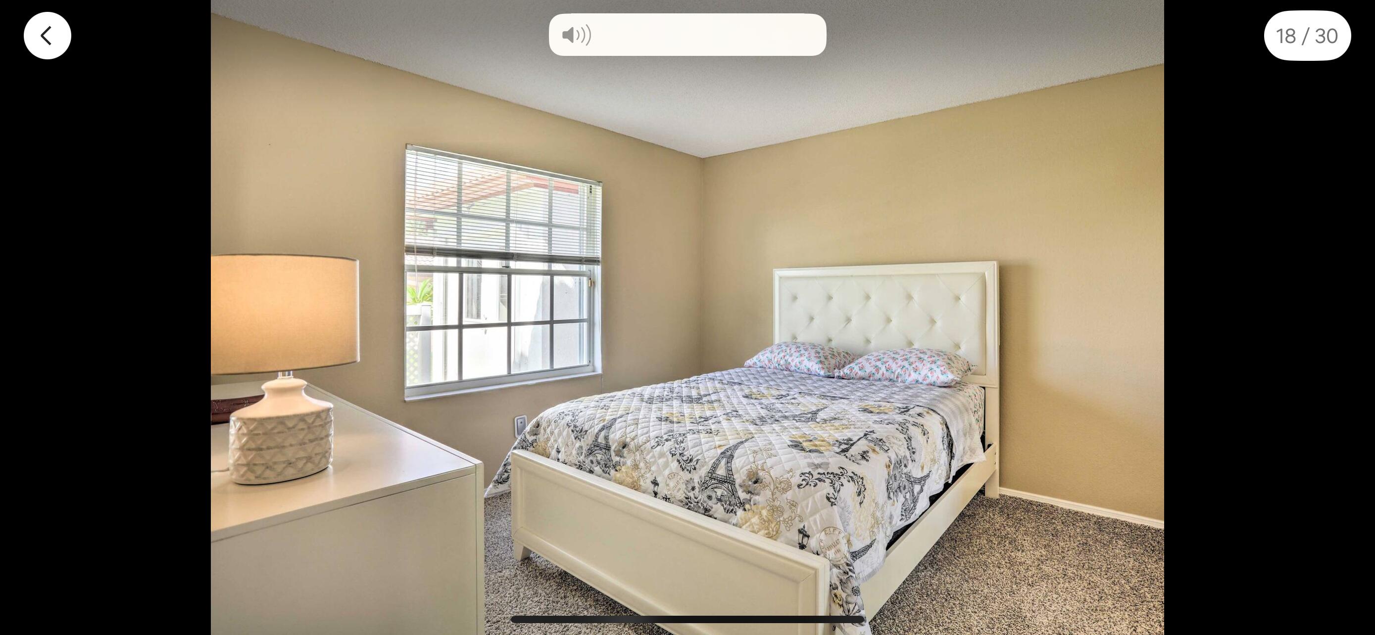 2937 Southeast Cates Circle Port St. Lucie, FL 34952 - Photo 31 of 43 a bedroom with a bed and window