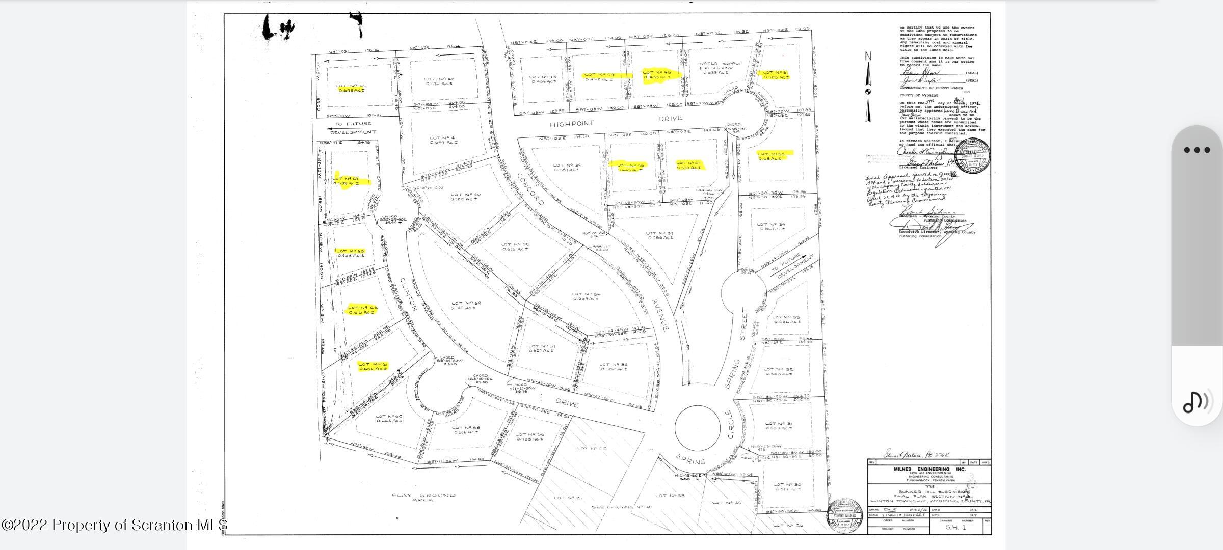 47 Highpoint Drive Factoryville, PA 18419 - Photo 22 of 22 a bathroom with a sink and a shower curtain