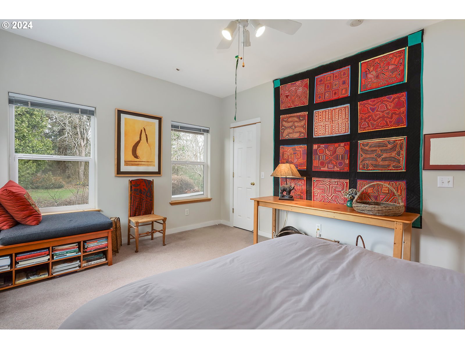 1190 Methodist Road Hood River, OR 97031 - Photo 19 of 41 a bedroom with furniture and a window
