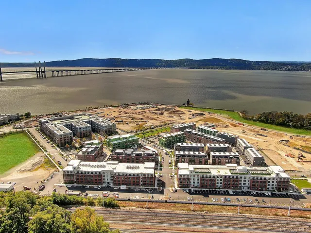 a view of a city and a lake view