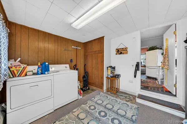 a room with storage and utility