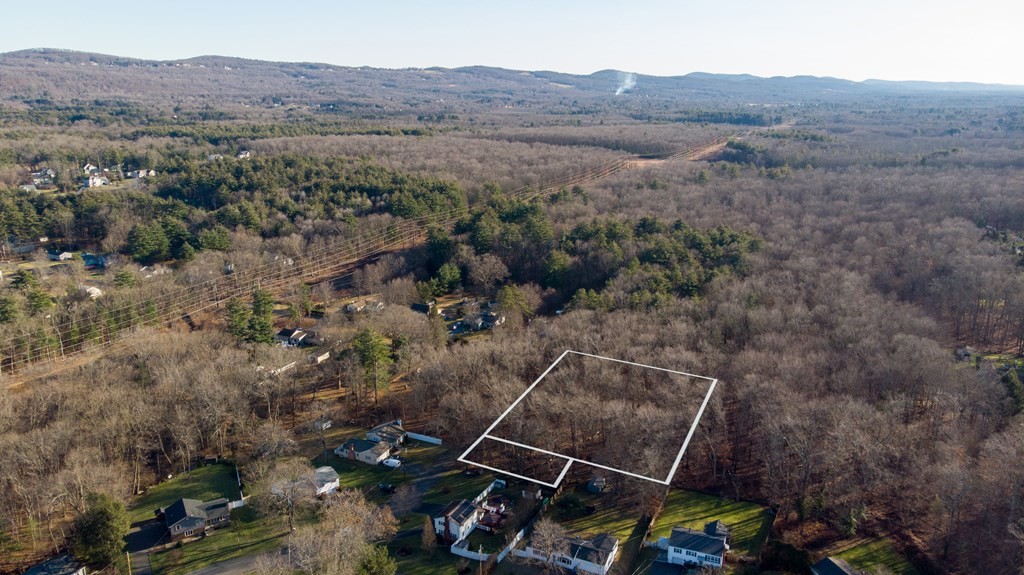 4 Mohawk Street Wilbraham, MA 01095 - Photo 5 of 9 an aerial view of house with yard and mountain view in back